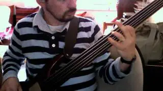 Palmer fretless FB-05 bass