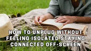 How to Unplug Without Feeling Isolated Staying Connected Off Screen