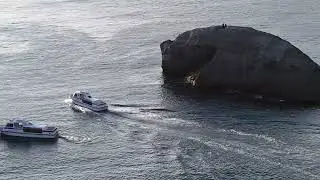 Izu Dogashima from the sky