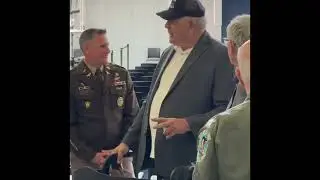 Bruce Nesmith honor ceremony at Fort Novosel 8 April 2025 Video by Lancer Joshua Elliot Lancer 26