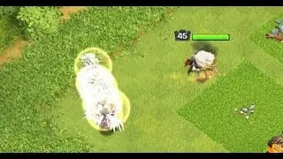 Max archer queen with 50 healer attack in COC