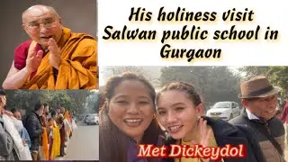 Such a blessed day #met Dickeydol #gurugram #tibetan vlogger