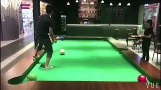 Snookball Footpool game playing