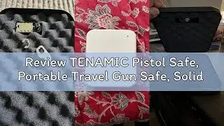 Review TENAMIC Pistol Safe, Portable Travel Gun Safe, Solid Steel Handgun Lock Box for Home, Gun Saf