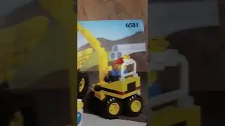 Lego  system set 6581 Articulated offroad truck and mini excavator