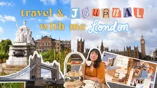 a fall weekend in London ✈️🇬🇧 documenting 3 days of travel with a journal spread!