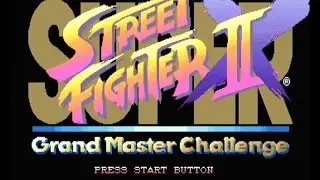 【PS】スト2X 最高難度 リュウ ノーコンティニュークリア［ラストは豪鬼］