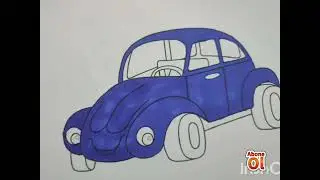 araba boyama car painting #drawing #coloring #kidsvideo #kids