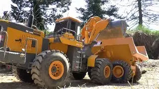 BIG RC MINE, RC CONSTRUCTION ZONE, BIG RC TOYS AT WORK