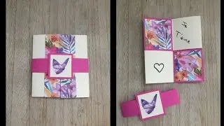 TUTO SCRAP Carte Secrète