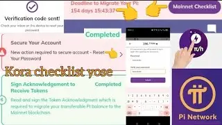 Pi network: Checklist step ya5 na3 Ziratuma baguha deadline nirangira utabikoze baguhane