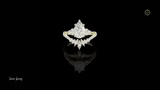 Elegant Precision Jewelry Ring with Sculpted Finish #ivevar #ring #usa #youtubevideo