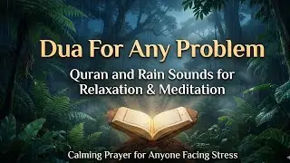 Quran and Rain sounds for relaxation meditation session Calming and  prayer for anyone facing stress