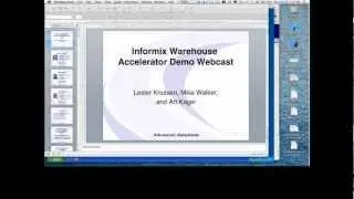 Informix Warehouse Accelerator Demo Webcast
