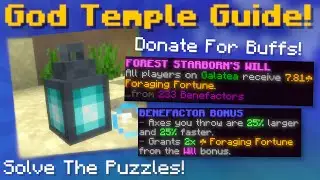 Skyblock God Temples Full Guide! Unlock Buffs! Puzzle Solution + More! (Hypixel Skyblock)