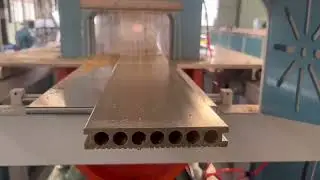 Yongte WPC decking profile extrusion machine high speed
