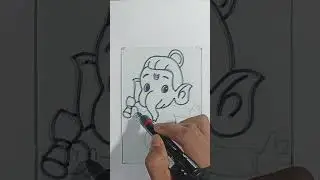 Amazing Ganesha Art on Glass.Easy Glass Painting Technique.How to Paint on Glass?#trending#drawing🤗.