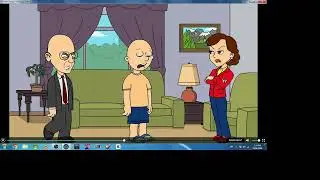 Caillou skips school and Zach burns a floppy disk on fire.