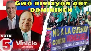 Dominiken divize aprè Plizyè òganizasyon te manifeste pou Maduro kont Etazuni
