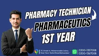 Surfactants till Coloring Agents | Chap 6 | 1st Year | Pharmacy Technician | Punjab Pharmacy Council