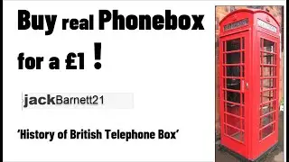 Buy a real PHONEBOX for  a £1
