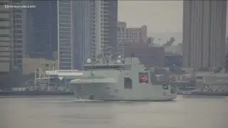 Canadian ship visits Norfolk