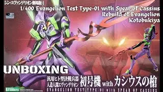 Unboxing -  Evangelion Test Type-01 w/ Spear of Cassius | Evangelion: 3.0+1.0 Thrice Upon a Time