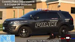 Coventry Police Department RI K-9 Cruiser 88 Showcase