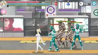 blonde fighter in fairy princess new 2024 ryona game 3 stage gameplay