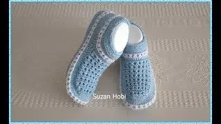Hem Çok Kolay Hemde Çok Şık Bot Patik Modeli :) Knit Socks / Knit Slippers