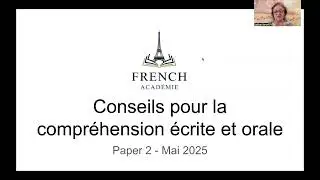 IBDP Paper 2 Tips - French Acad&eacute;mie