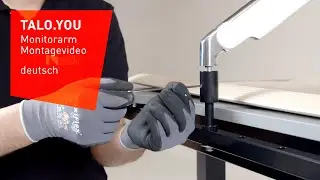 Montagevideo f&uuml;r Tischsystem TALO.YOU Monitorarm