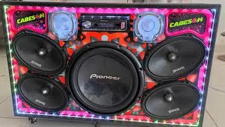 Caixa residêncial 4 6×9 snake e 1 sub Pioneer