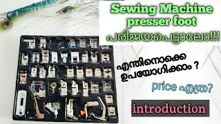 Sewing machine presser foot /42 multifunctional kit review/demo/Singer mechine#sewingtutorials