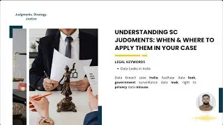 Data Leak in India | Supreme Court Judgments Explained | Is Your Data Really Safe?