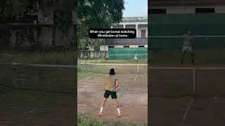 INSANE African grass court bounce! #tennis #wimbledon