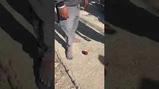 tennis ball burning before match #cricket