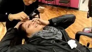 Brianna gets her eyebrows threaded for the first time.