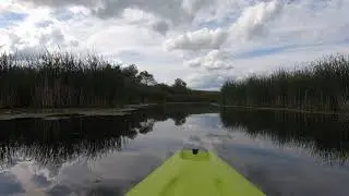 Wisconsin Greg kayaking Lake Comus and Turtle Creek