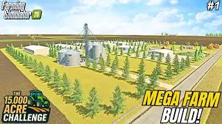 МЕГАФЕРМА ЗА 20 МИЛЛИОНОВ ДОЛЛАРОВ НА ОГРОМНОЙ КАРТЕ 16X! | ИСПЫТАНИЕ НА 15 000 АКРОВ | FS25 Time...