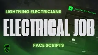 Lightning Electricians Job Script for QBox FIVEM GTAV RP Roleplay - by FACE SCRIPTS