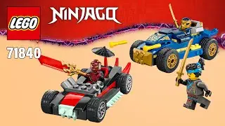 LEGO NINJAGO Dragons Rising Rogue vs Drix Race Car Duel (71840)[111 pcs] Building Instructions