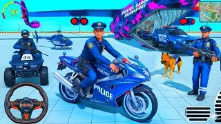 Real Police Car Chase Simulator 2026 &ndash; Ultimate US Cop Driving Game | Android & iOS Gameplay 3D