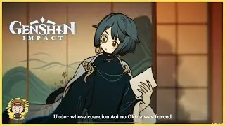 Albedo Portrait: Xingqiu Animation Artwork Cutscene | Aoi no Okina Genshin Impact