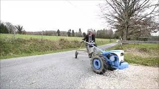 Motoculteur Staub ppx s6. Test grande vitesse sur route