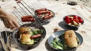 Wealers Stainless Steel outdoor Dish Set