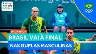 JOGOS PAN-AMERICANOS | BRASIL EST&Aacute; NA FINAL DAS DUPLAS MASCULINAS NO BADMINTON