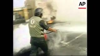PERU: LIMA: STRIKING PROTESTERS CLASH WITH POLICE