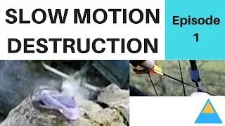 BOW & ARROW VS WATER BALLOON - Slow Motion Series Episode 1