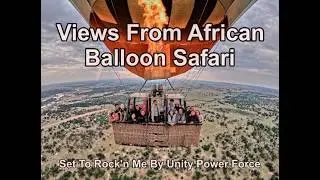 Rock'n Me By Unity Power Force In African Balloon Safari With Serengeti Animals